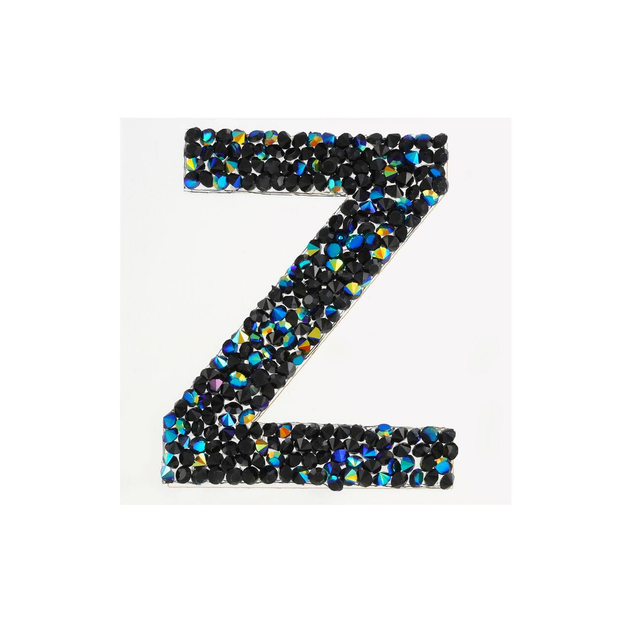 12 Pack: Black AB Letter Bling Sticker by Recollections®